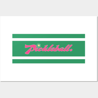Pickleball Stripes Posters and Art